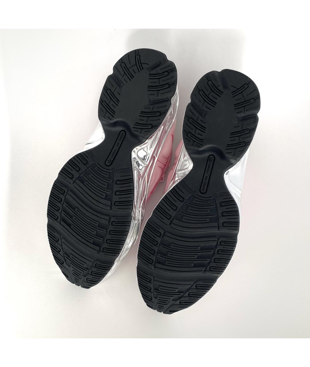 ADIDAS X RAF SIMONS Розовые синтетические низкие кроссовки / кеды, фото 6
