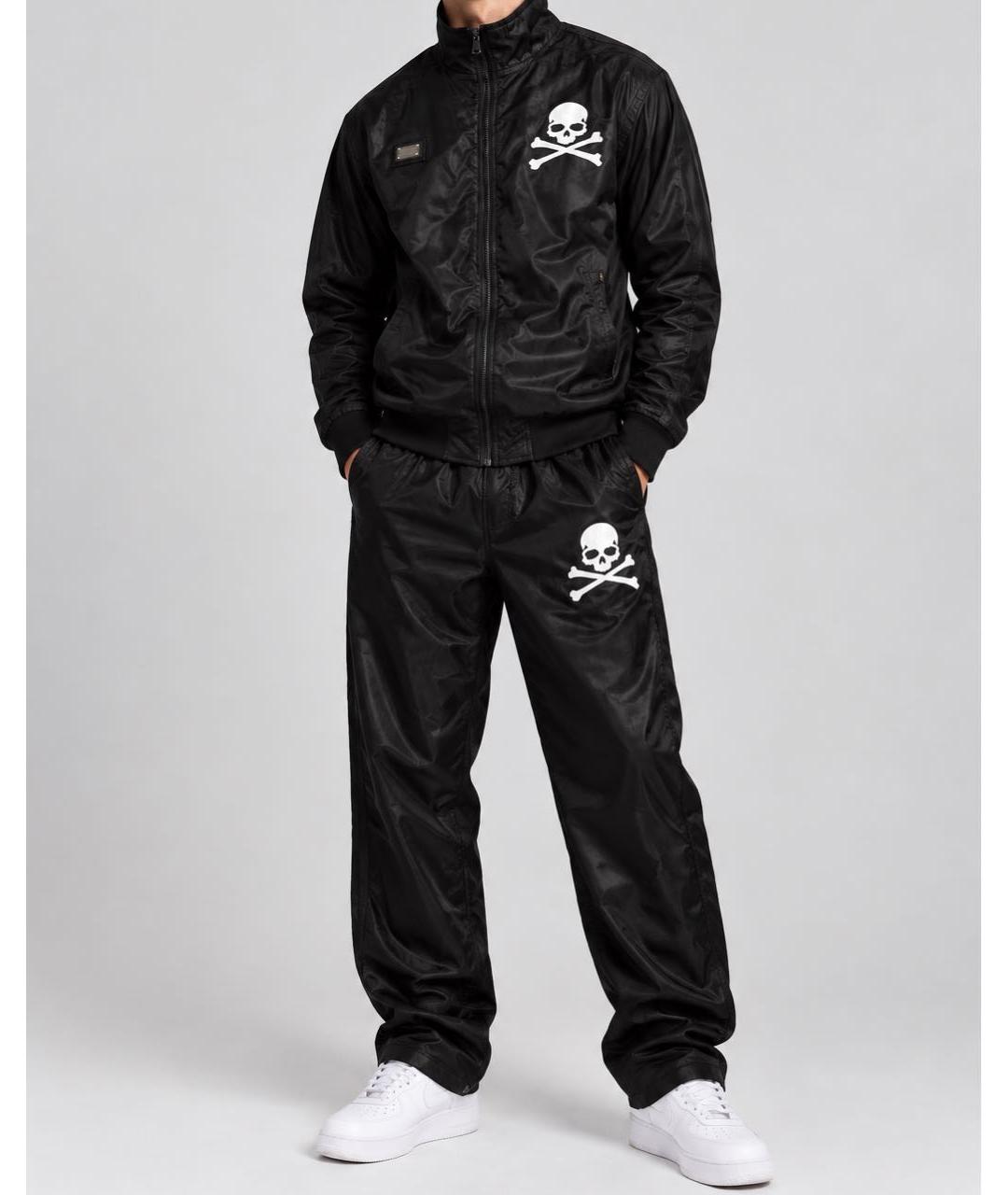 PHILIPP PLEIN Черный полиэстеровый спортивный костюм, фото 9