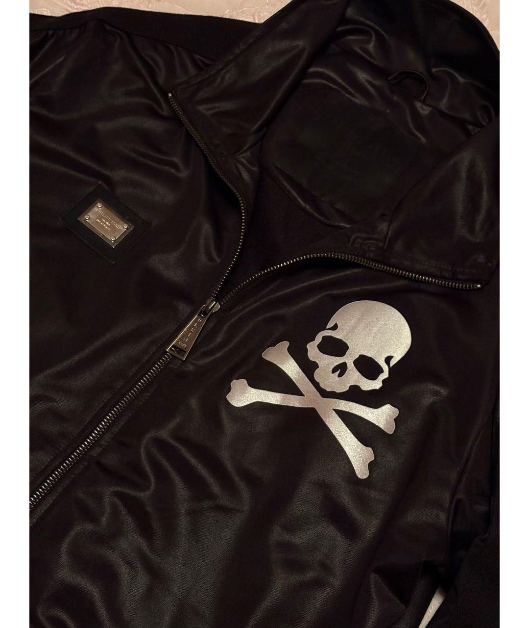 PHILIPP PLEIN Черный полиэстеровый спортивный костюм, фото 6