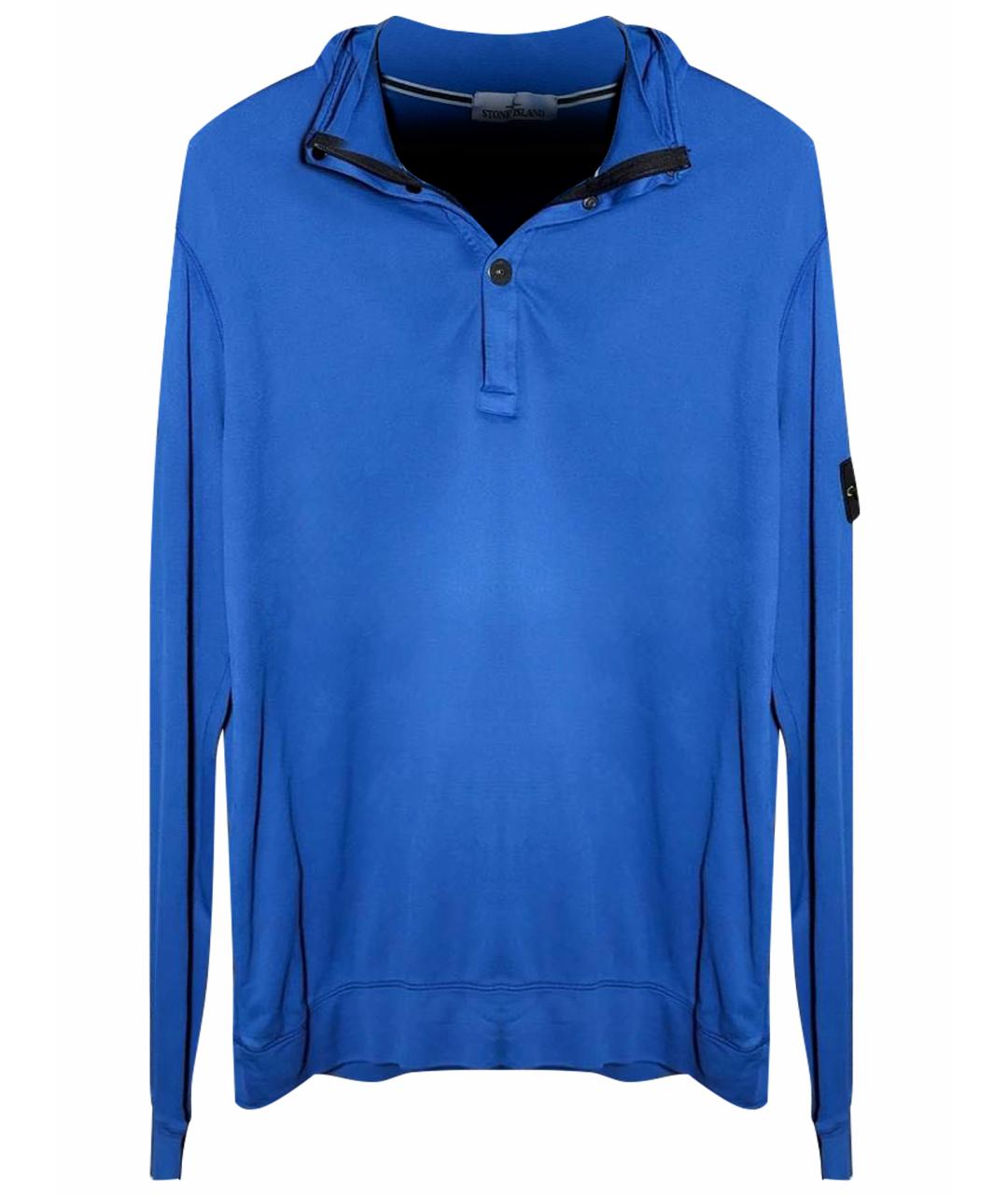 STONE ISLAND Синий хлопковый джемпер / свитер, фото 1