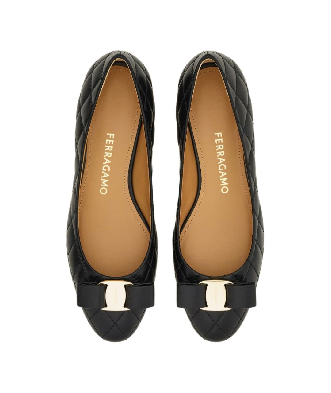 FERRAGAMO Черные кожаные ботинки, фото 3