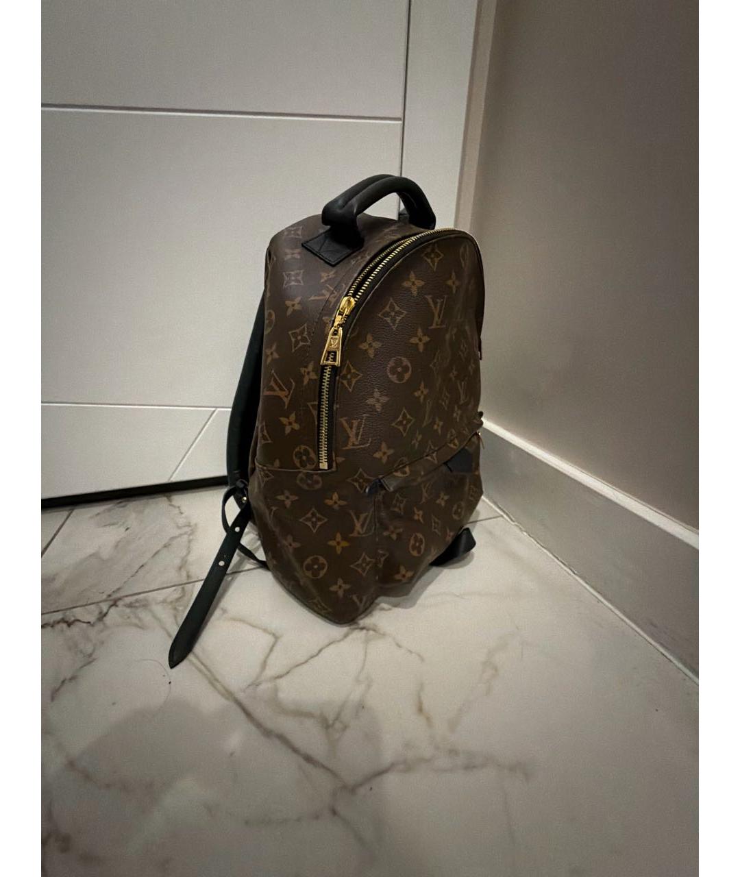 LOUIS VUITTON Коричневый рюкзак из канвы, фото 2