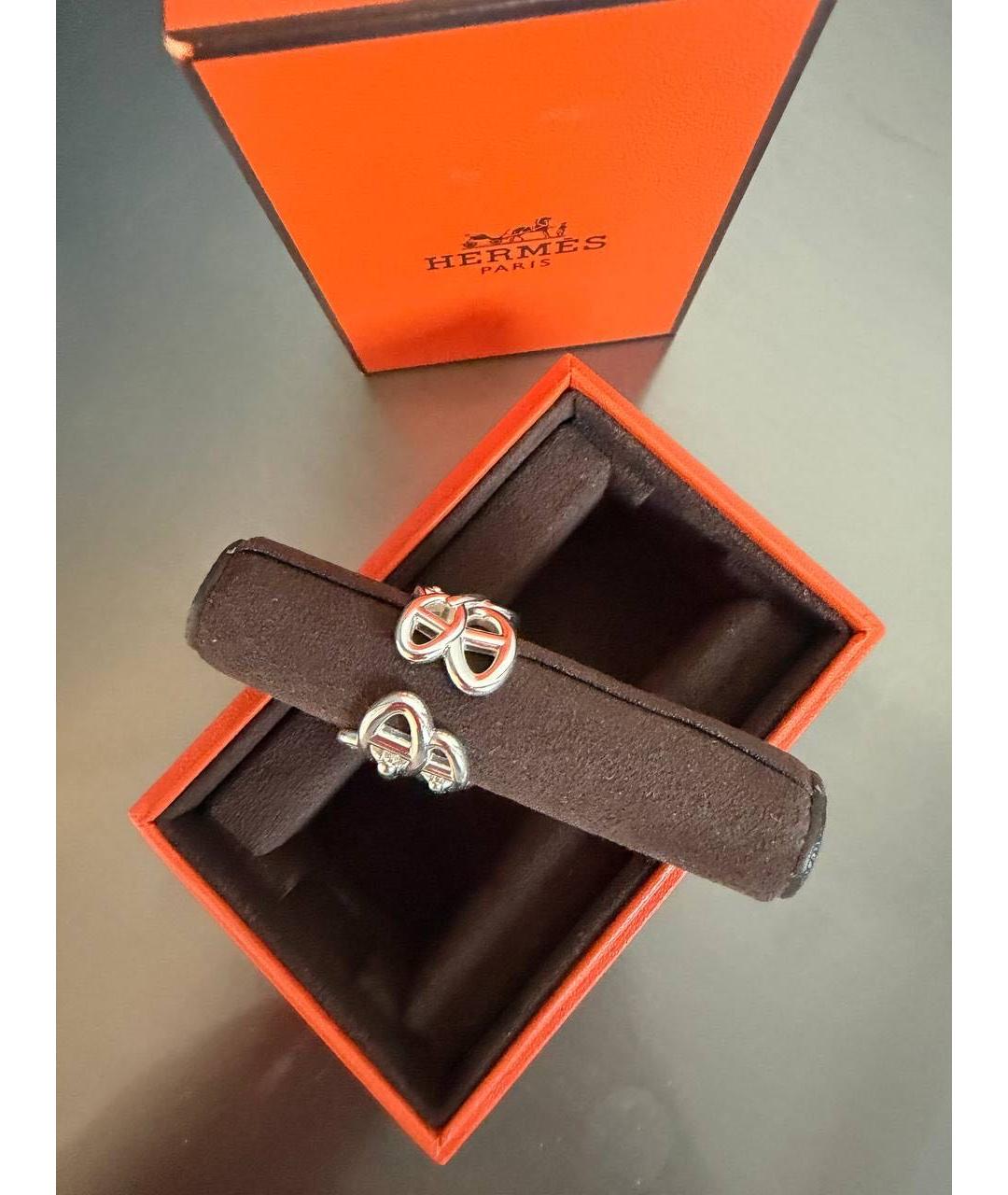 HERMES Серебряное серебряное кольцо, фото 4