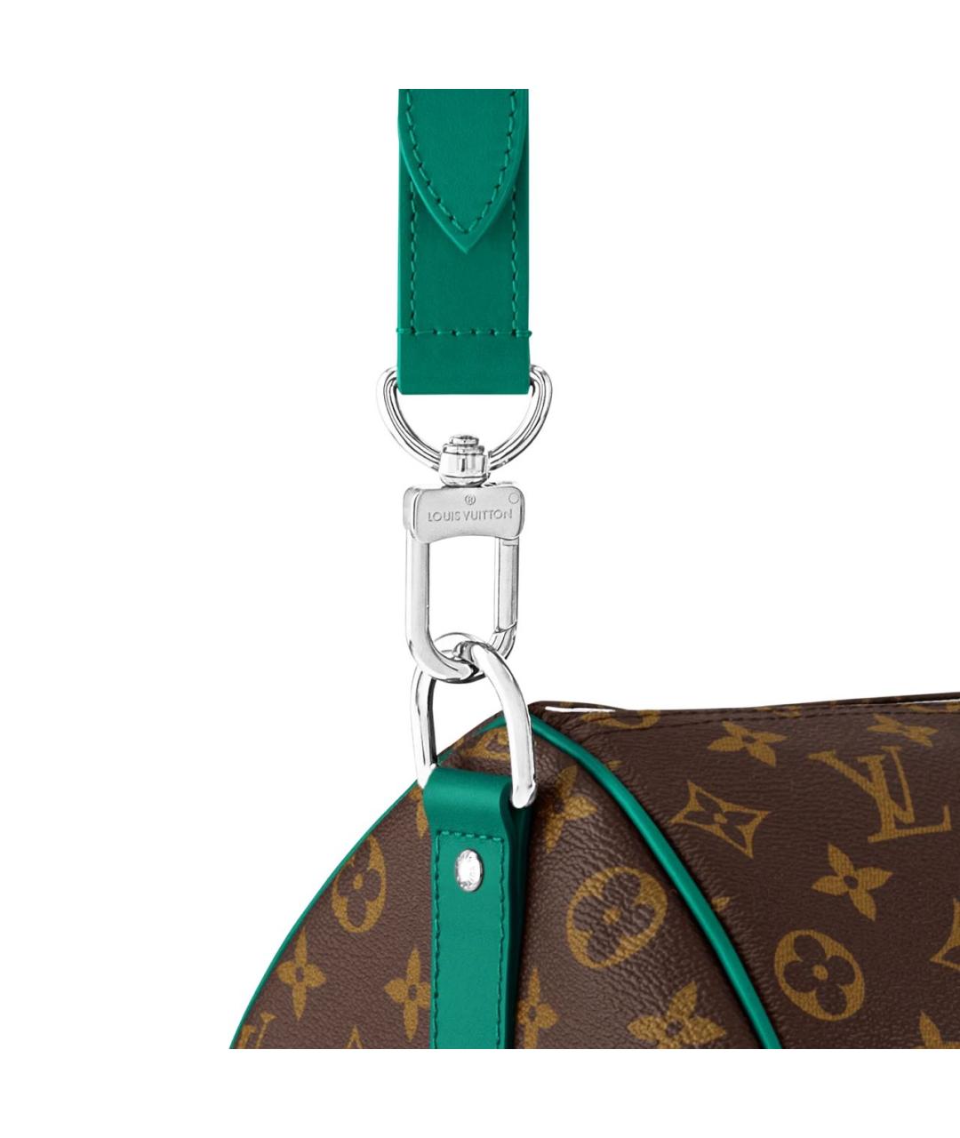 LOUIS VUITTON Коричневая дорожная/спортивная сумка из канвы, фото 4