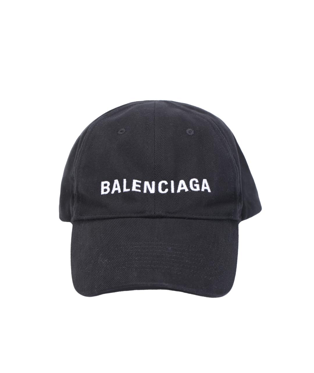 BALENCIAGA Черная кепка, фото 4