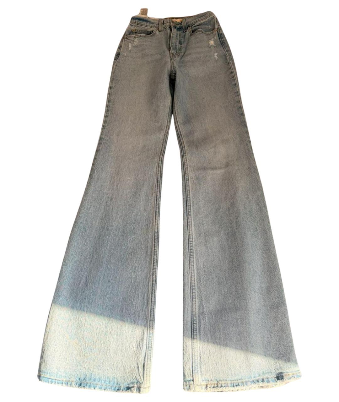 LEVI'S Голубые хлопковые джинсы клеш, фото 1