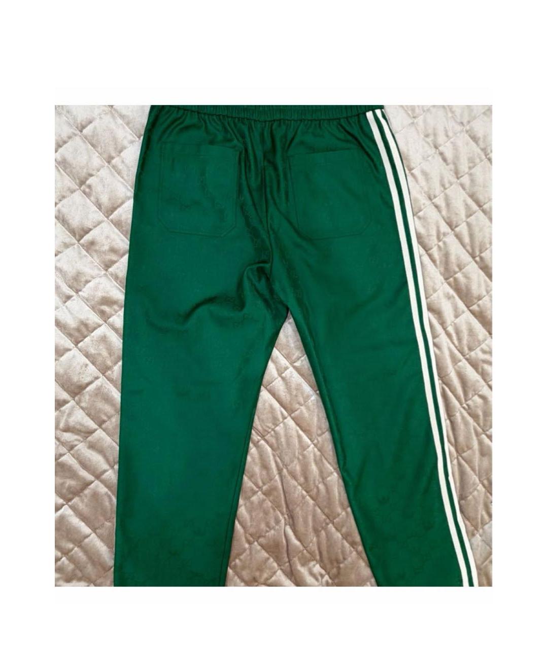 GUCCI Зеленый полиэстеровый спортивный костюм, фото 5