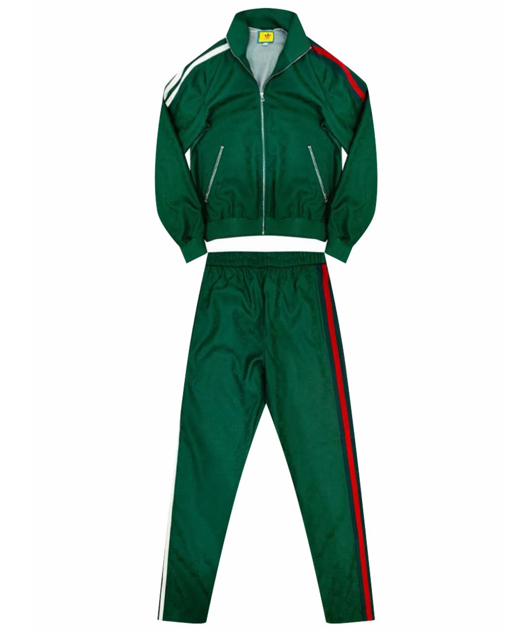 GUCCI Зеленый полиэстеровый спортивный костюм, фото 1