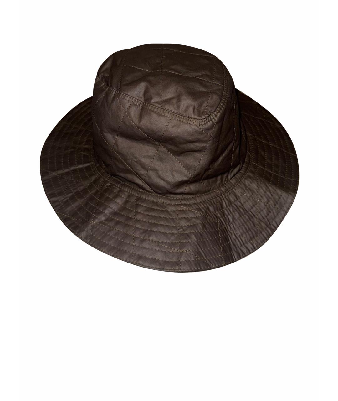BURBERRY Коричневая синтетическая шляпа, фото 1