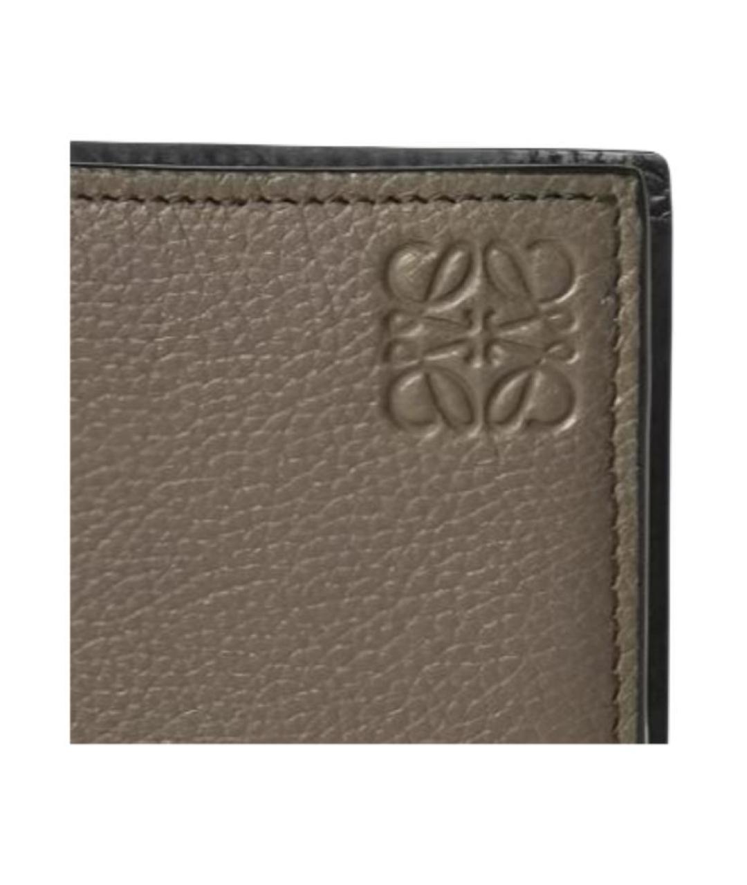 LOEWE Коричневый кошелек, фото 5