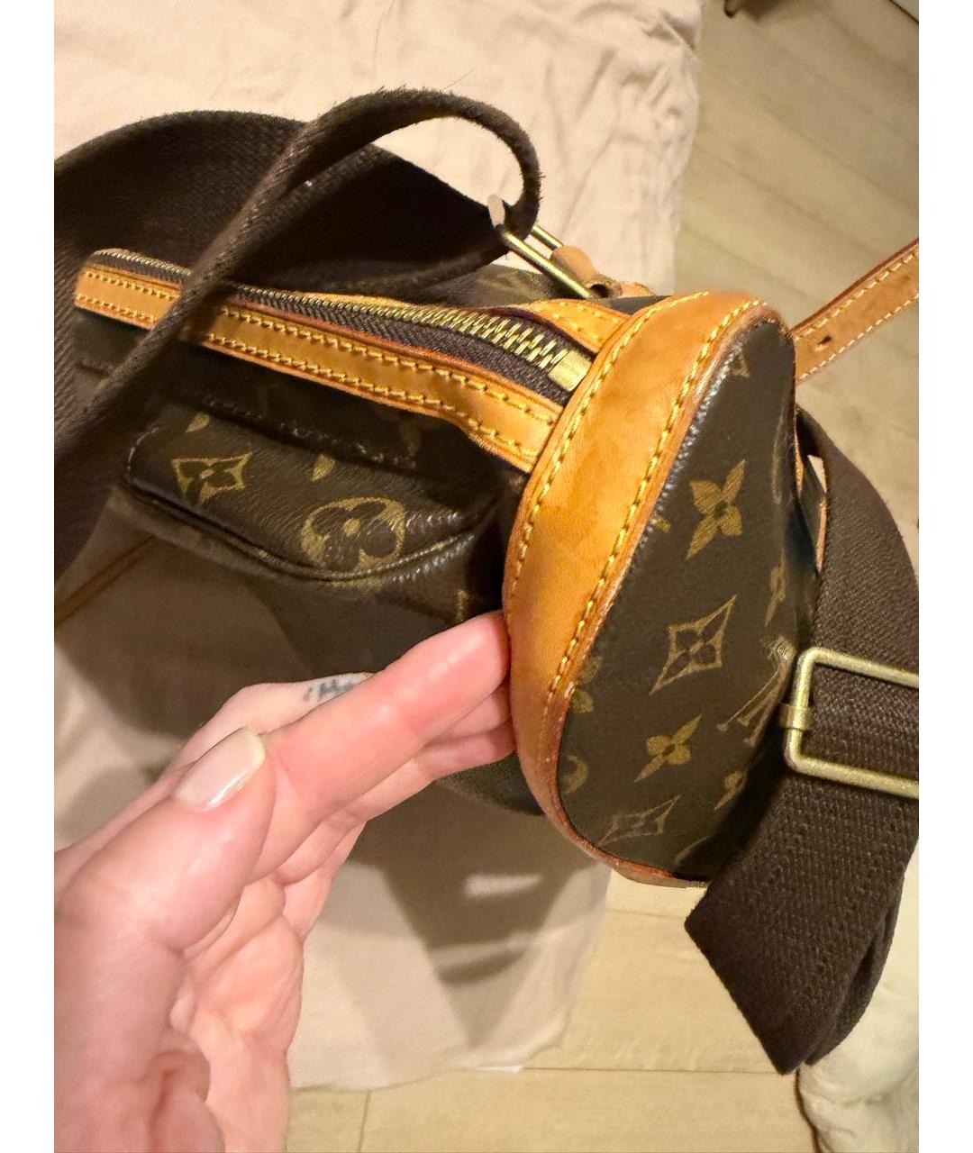LOUIS VUITTON Коричневый рюкзак из канвы, фото 7