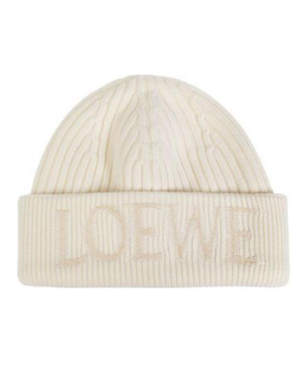LOEWE Белая шапка, фото 1