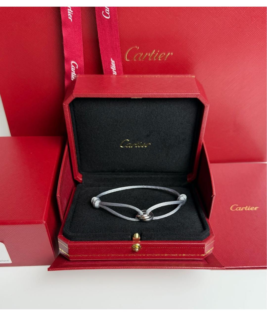 CARTIER Белый браслет из белого золота, фото 3
