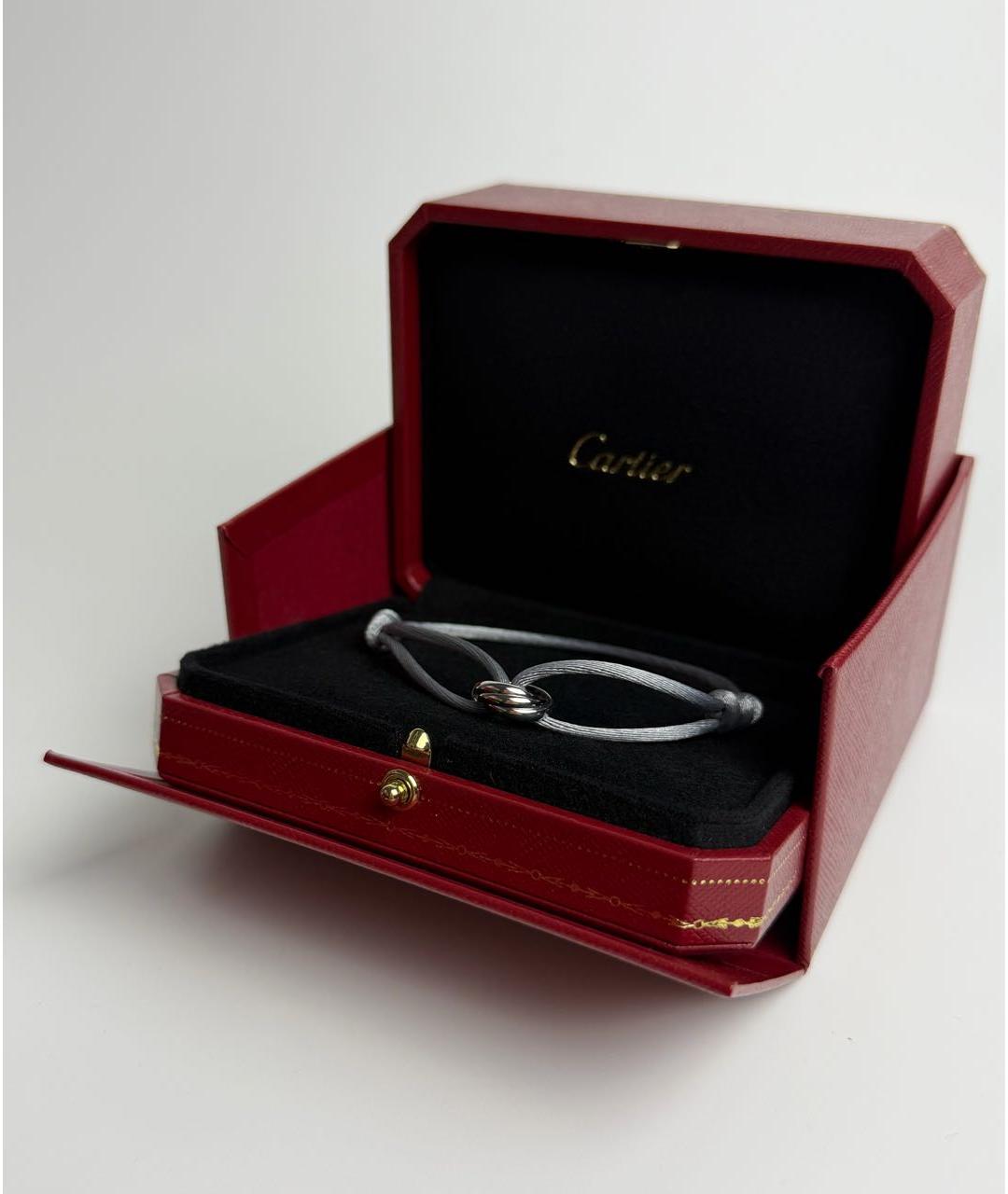 CARTIER Белый браслет из белого золота, фото 4