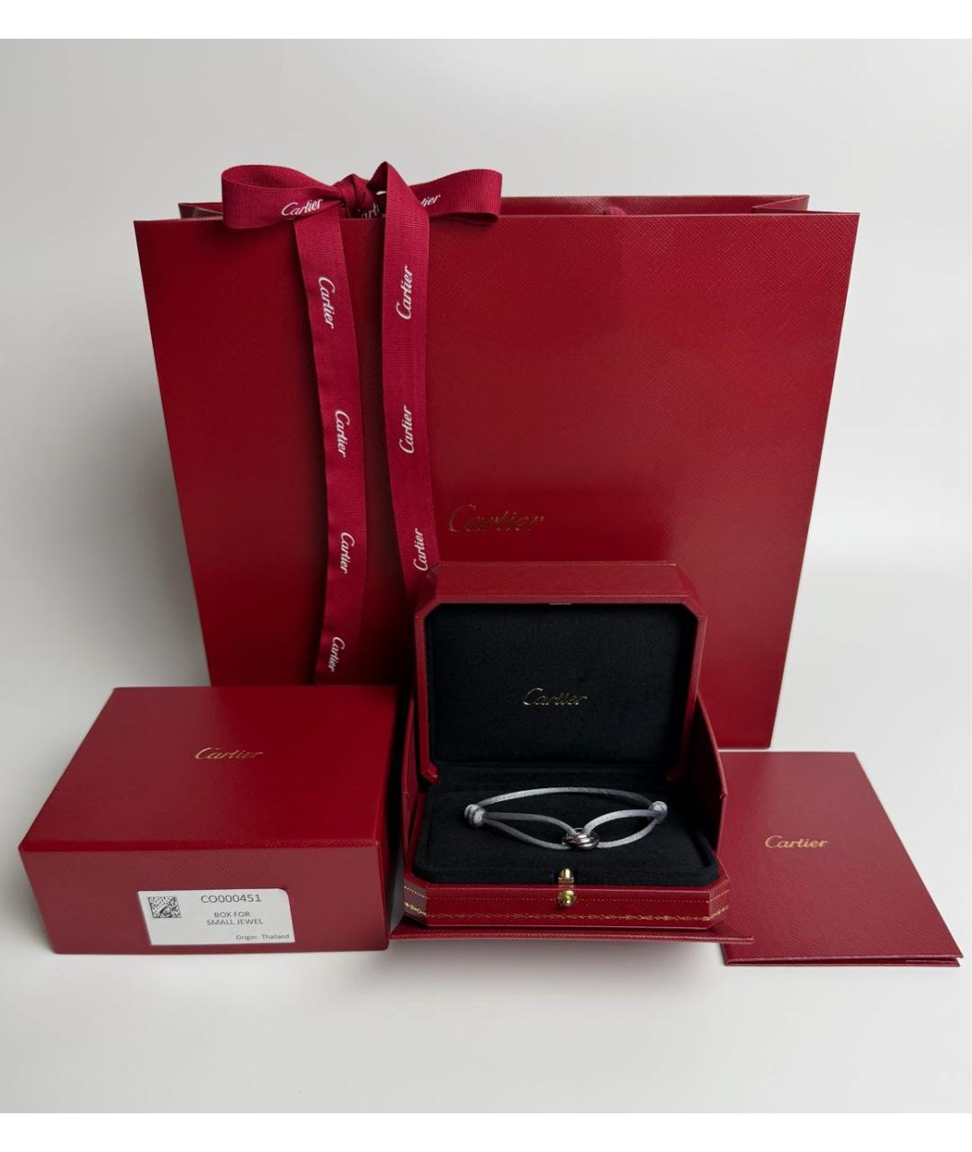 CARTIER Белый браслет из белого золота, фото 2