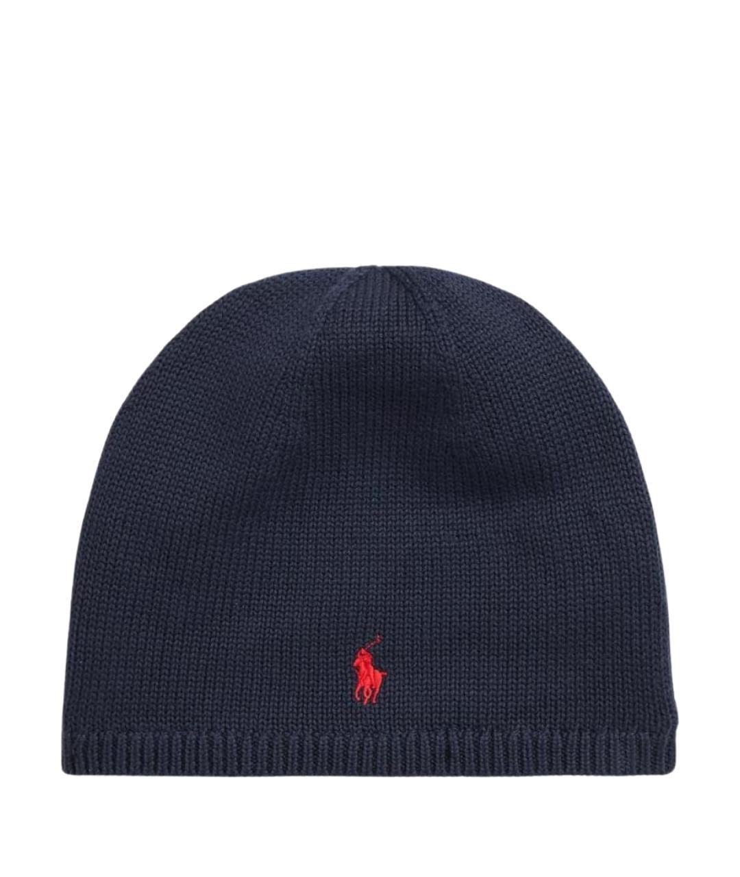 POLO RALPH LAUREN Темно-синяя шапка, фото 1