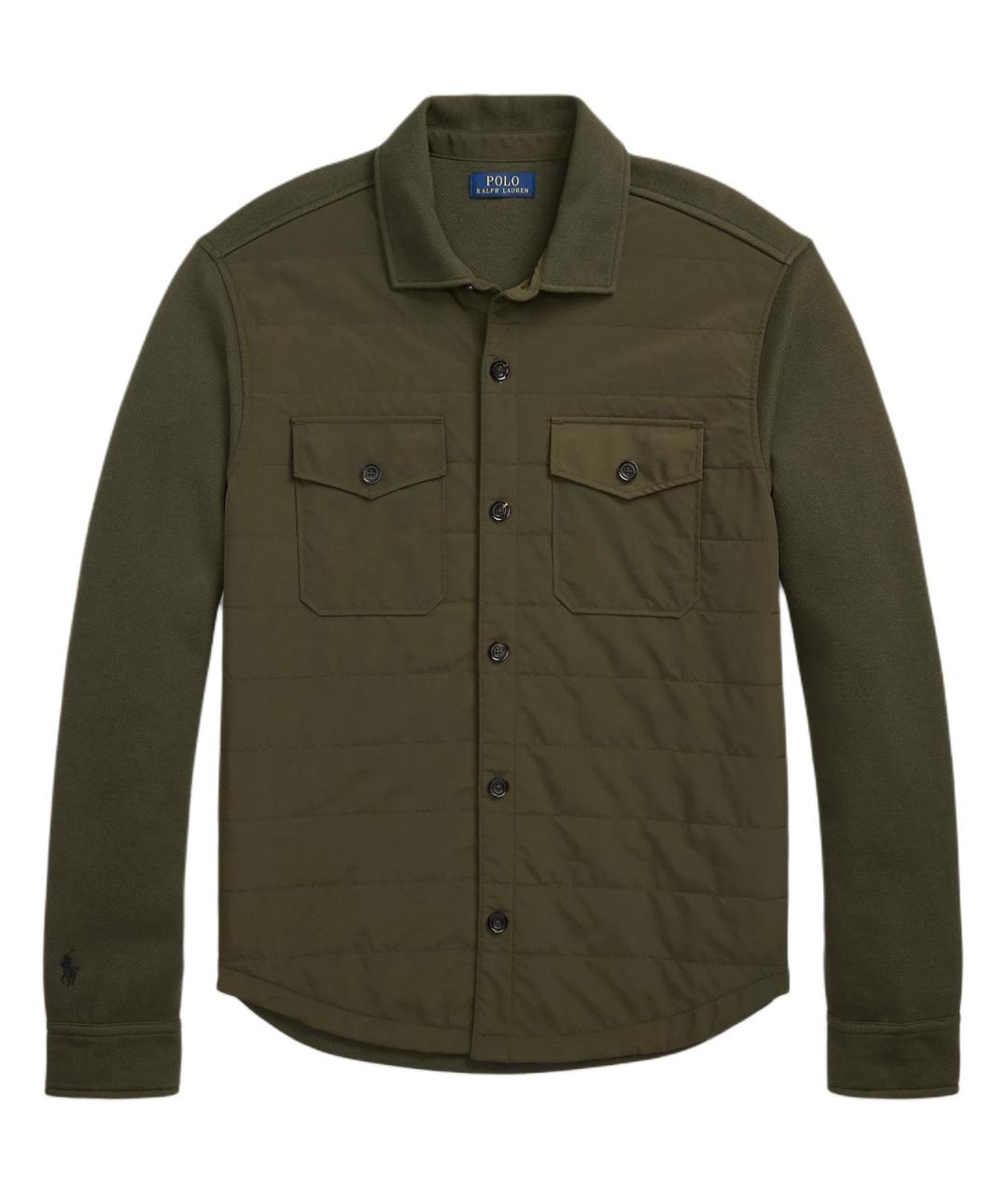 POLO RALPH LAUREN Зеленый пуховик, фото 1