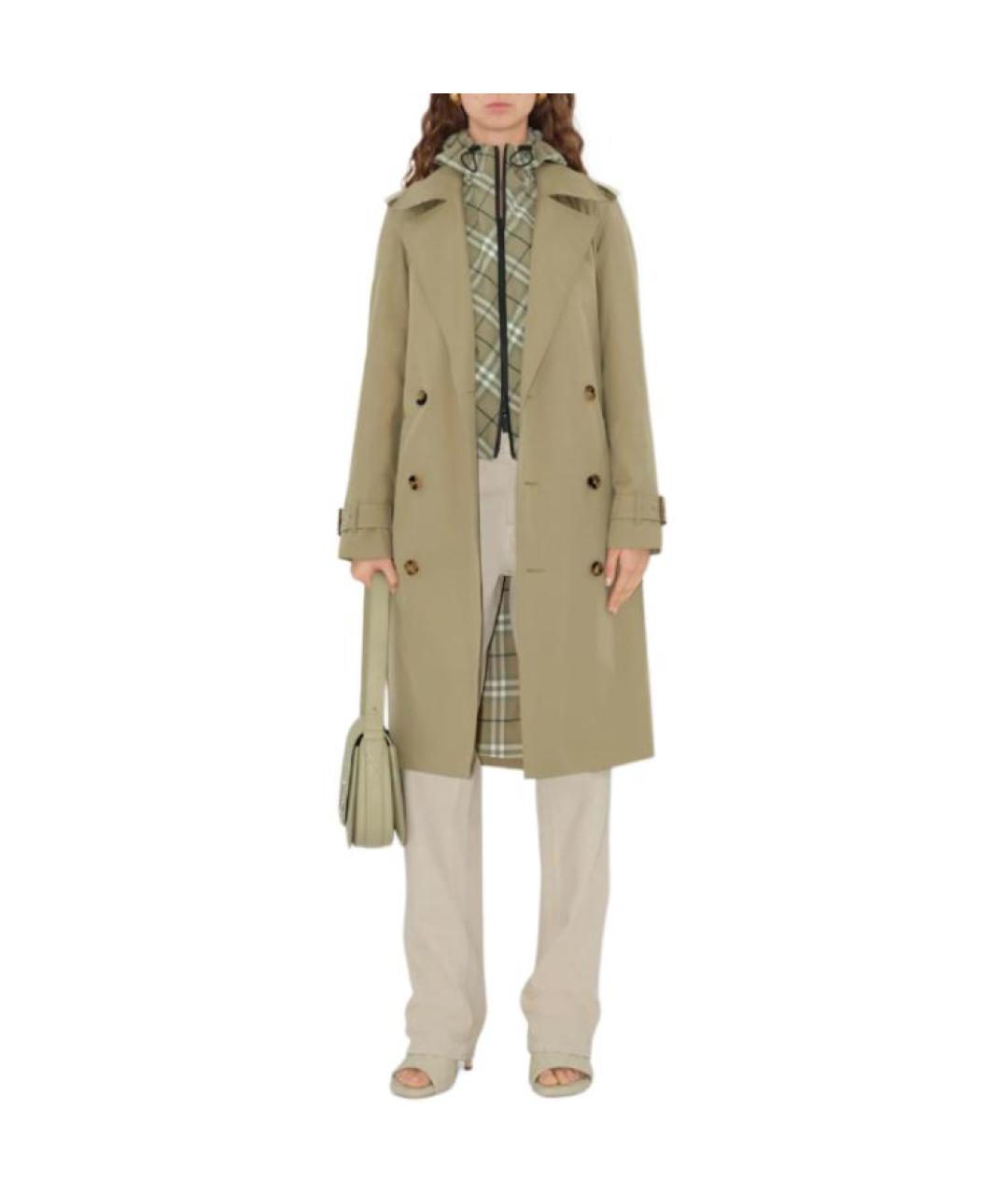 BURBERRY Коричневый тренч/плащ, фото 3