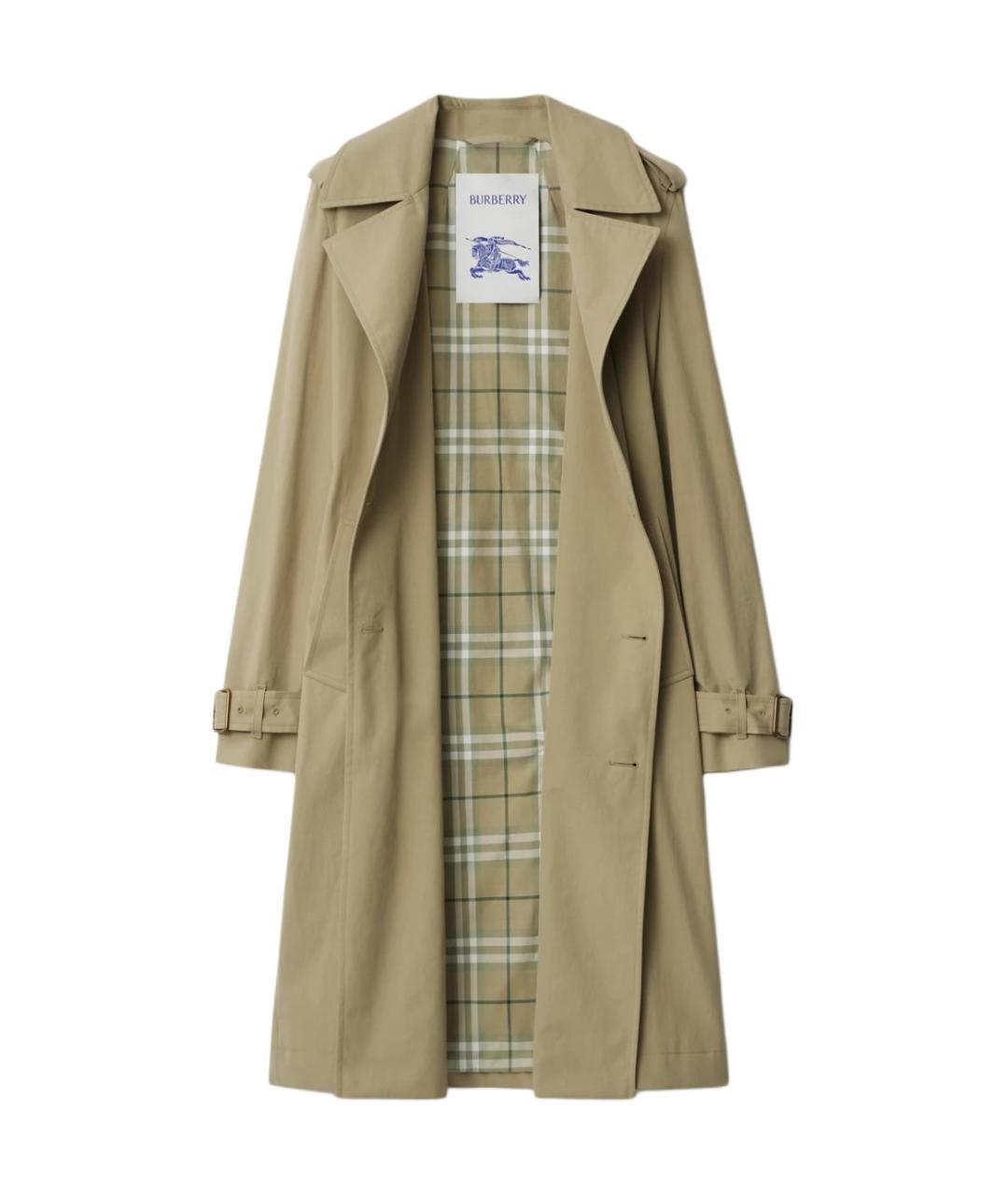 BURBERRY Коричневый тренч/плащ, фото 2