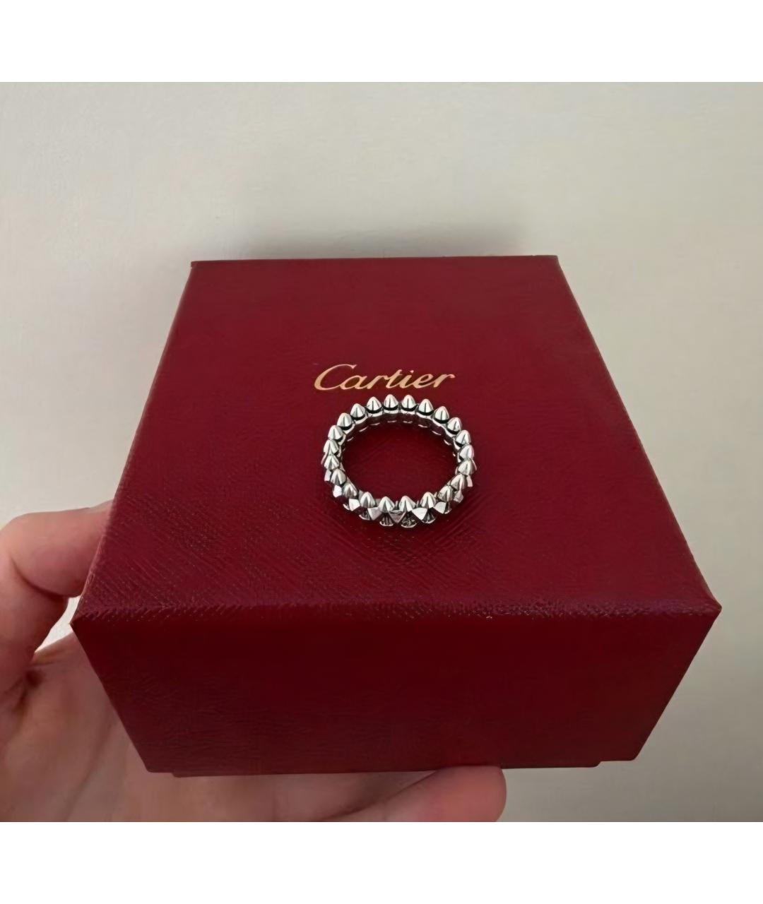 CARTIER Серебряное кольцо из белого золота, фото 4
