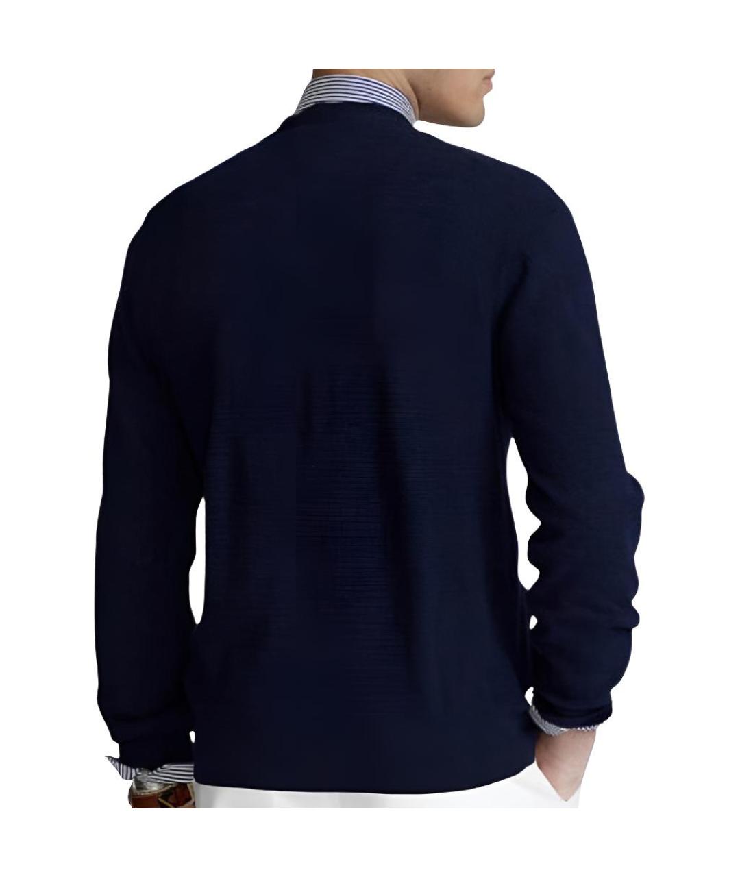POLO RALPH LAUREN Темно-синий кардиган, фото 3