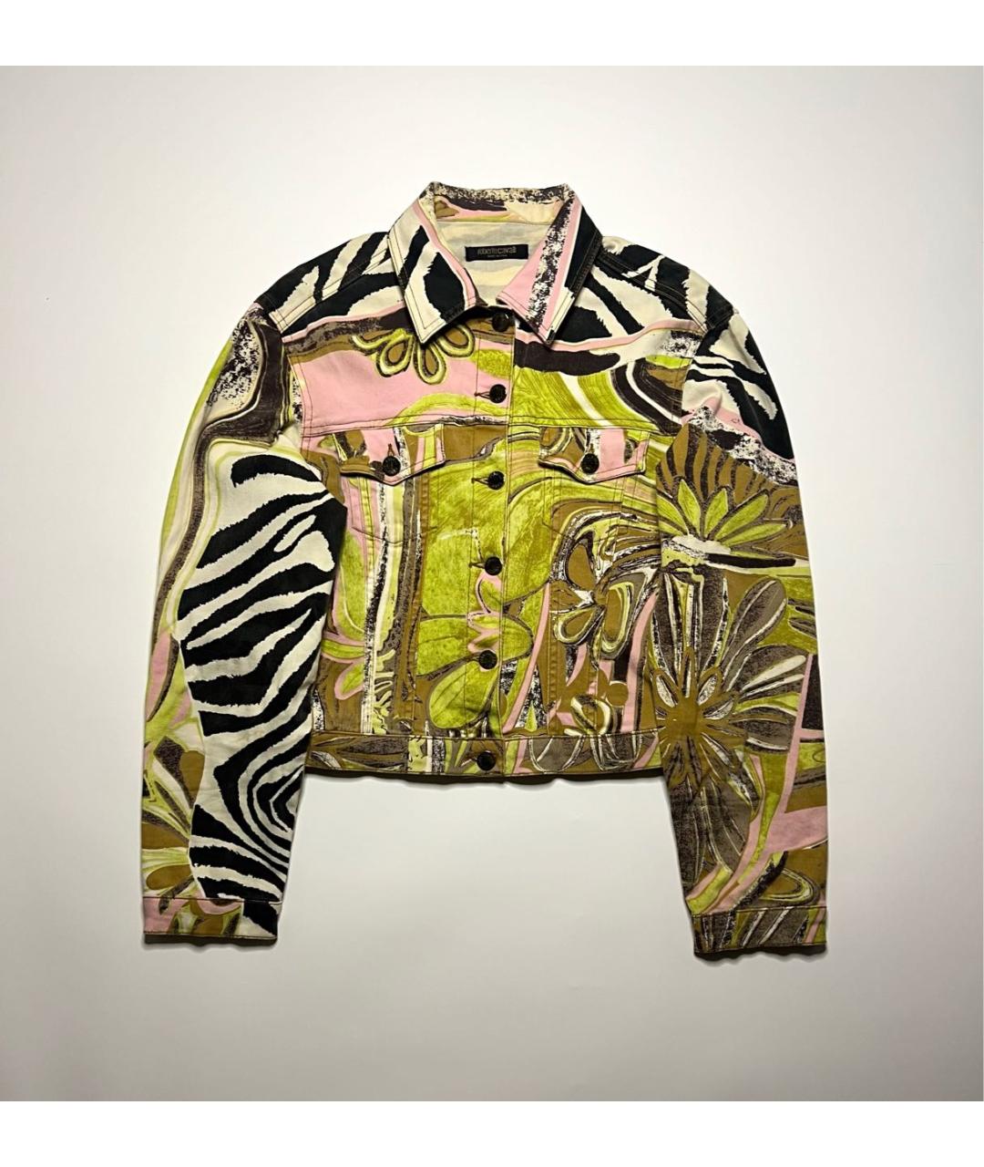 ROBERTO CAVALLI Мульти хлопковая куртка, фото 8