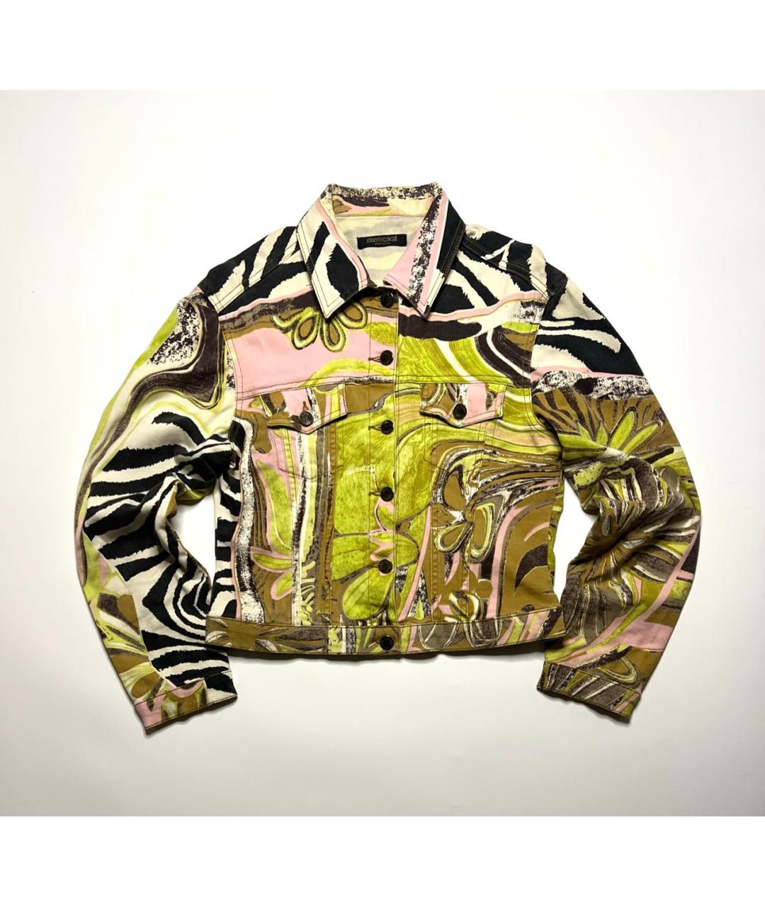 ROBERTO CAVALLI Мульти хлопковая куртка, фото 2