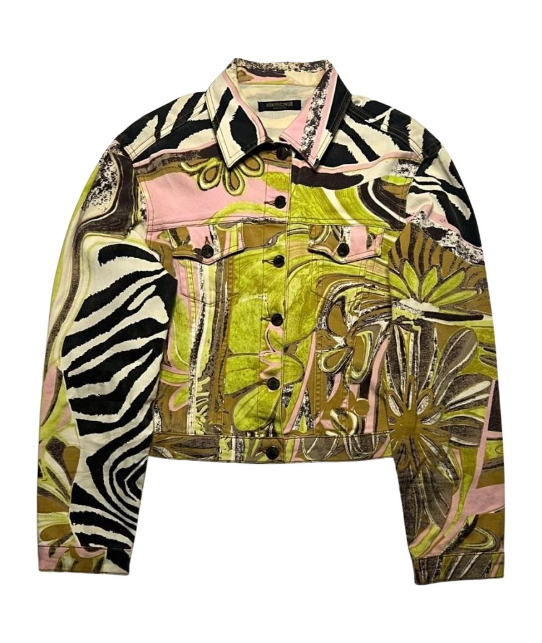 ROBERTO CAVALLI Мульти хлопковая куртка, фото 1