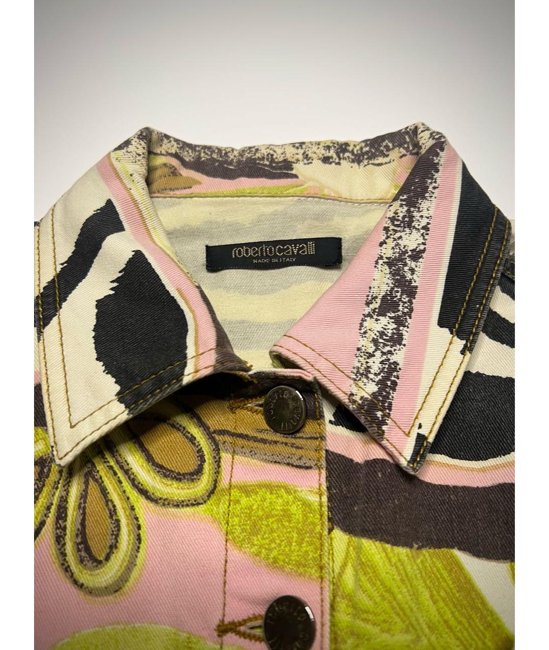 ROBERTO CAVALLI Мульти хлопковая куртка, фото 6