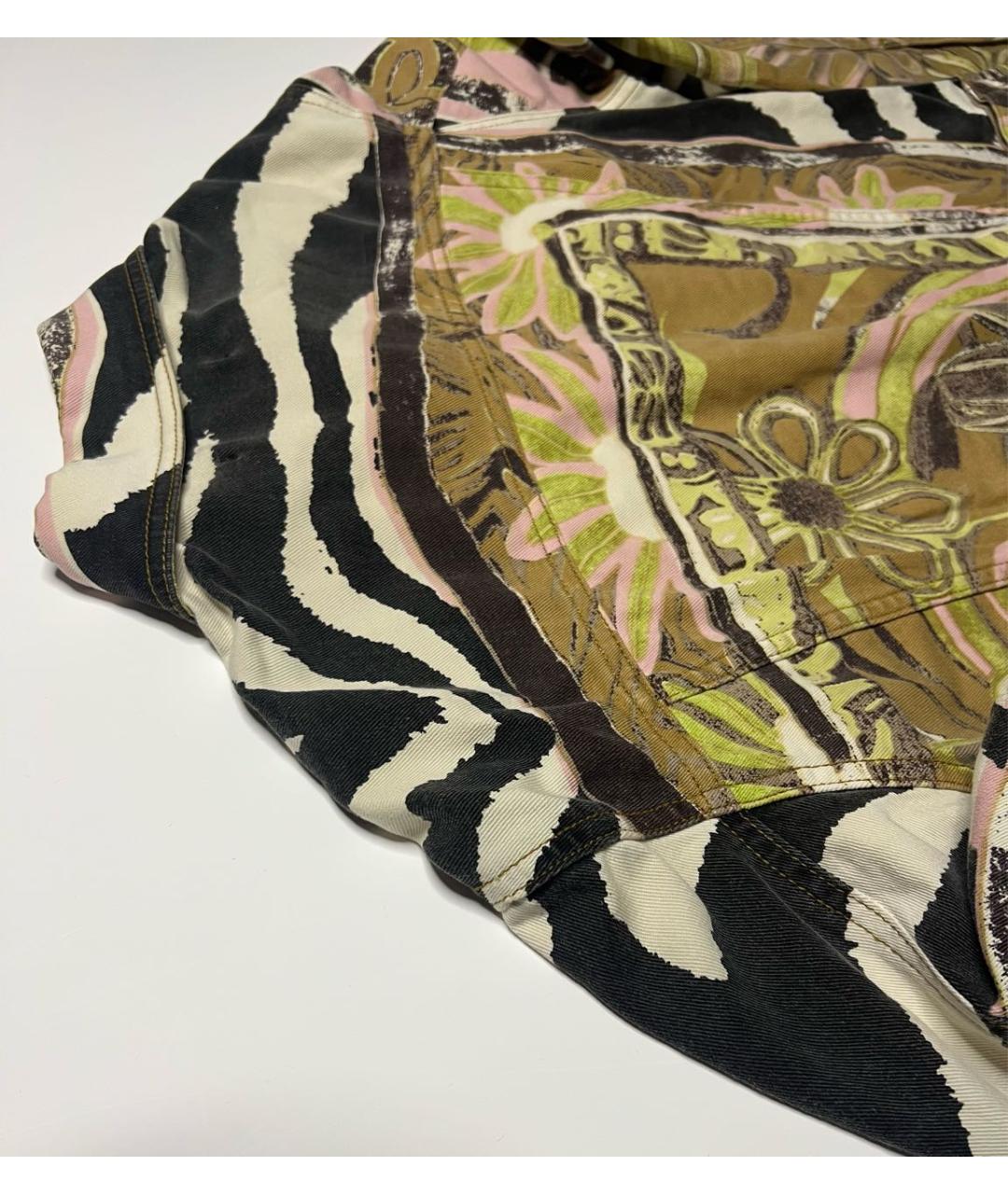 ROBERTO CAVALLI Мульти хлопковая куртка, фото 7