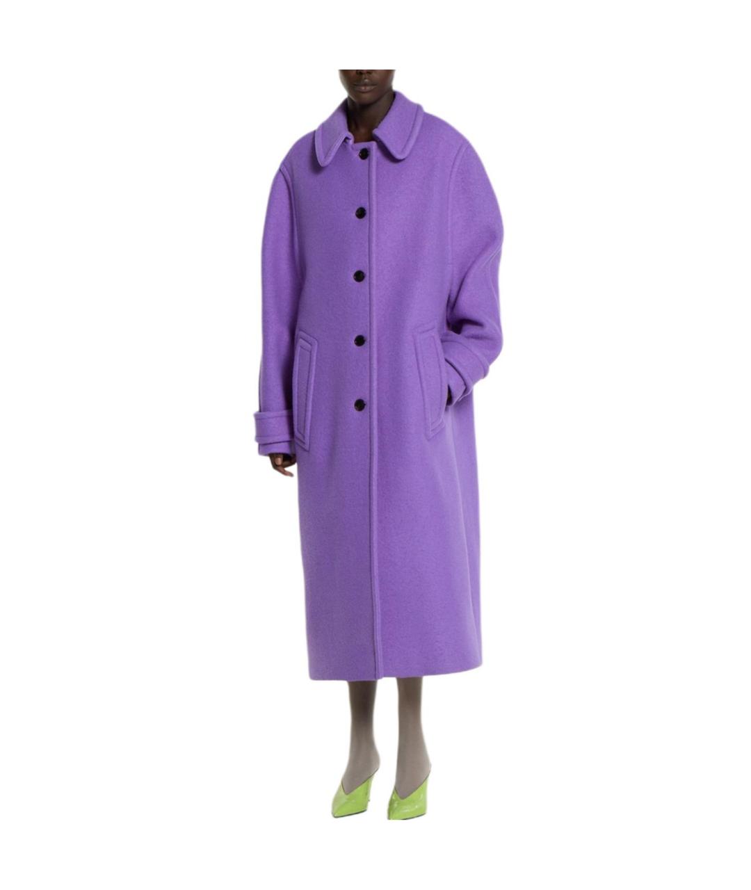 GUCCI Фиолетовое пальто, фото 3