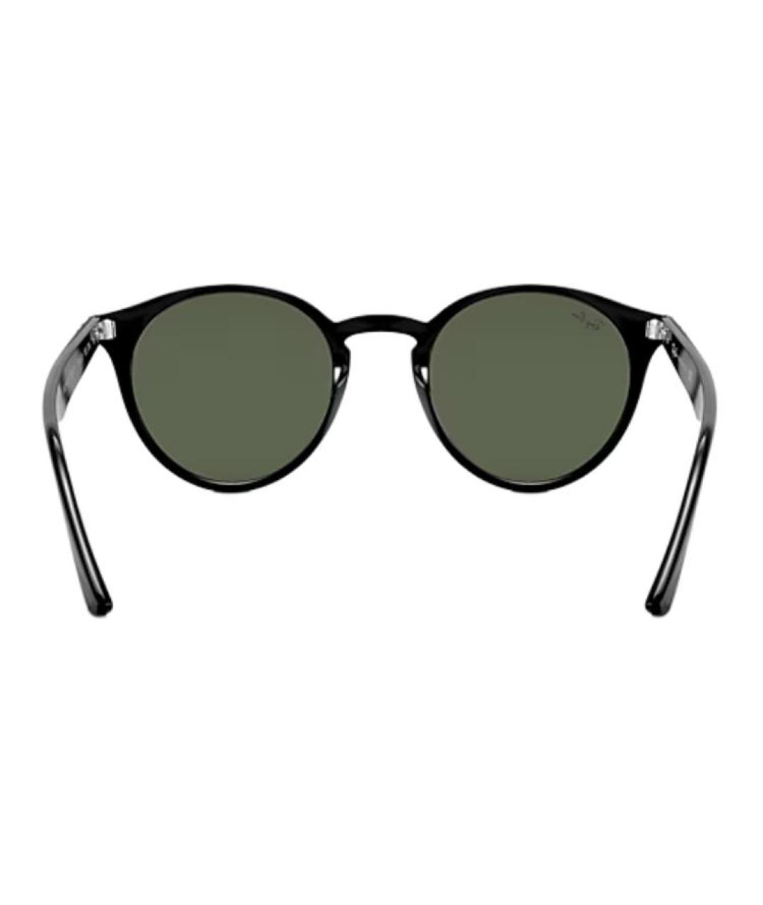 RAY BAN Черные пластиковые солнцезащитные очки, фото 5