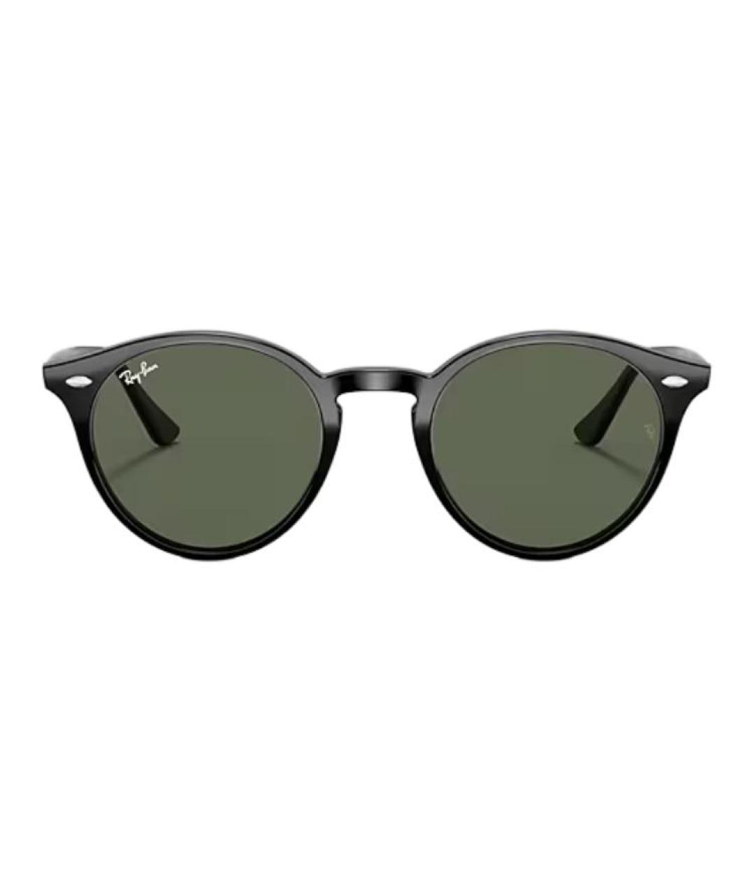 RAY BAN Черные пластиковые солнцезащитные очки, фото 2