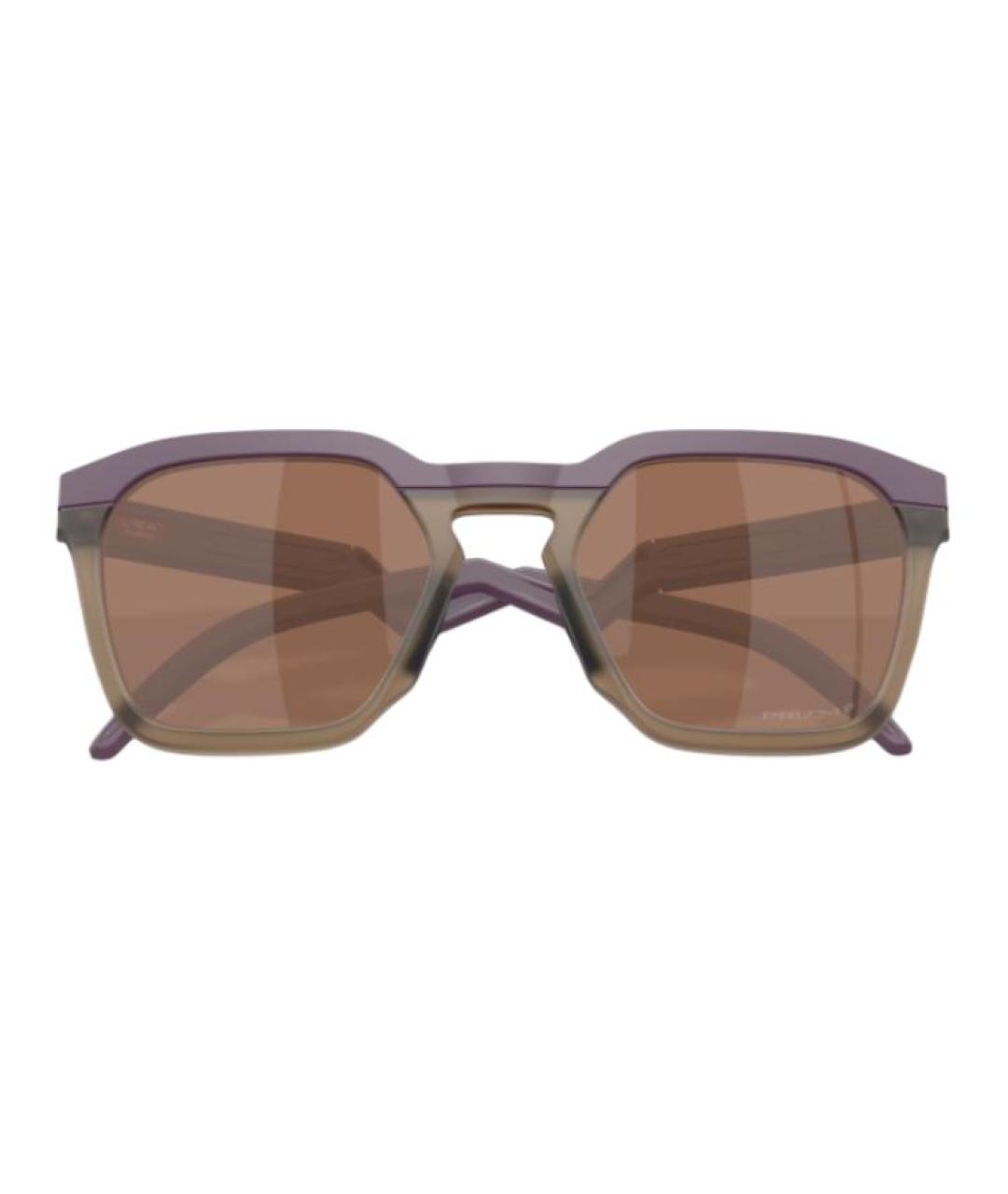 OAKLEY Коричневые пластиковые солнцезащитные очки, фото 4
