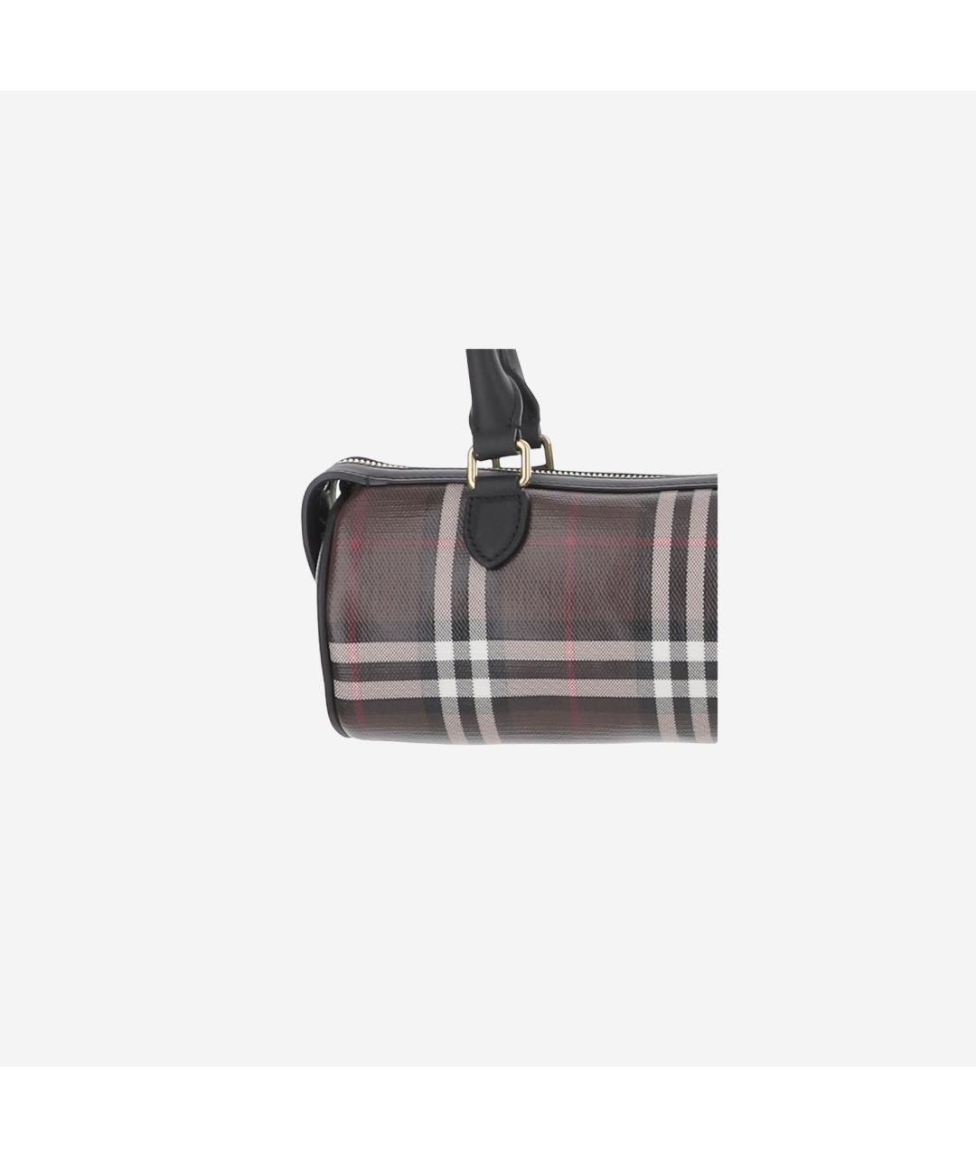 BURBERRY Коричневая хлопковая сумка через плечо, фото 4