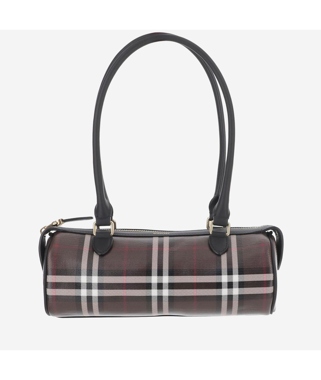 BURBERRY Коричневая хлопковая сумка через плечо, фото 3