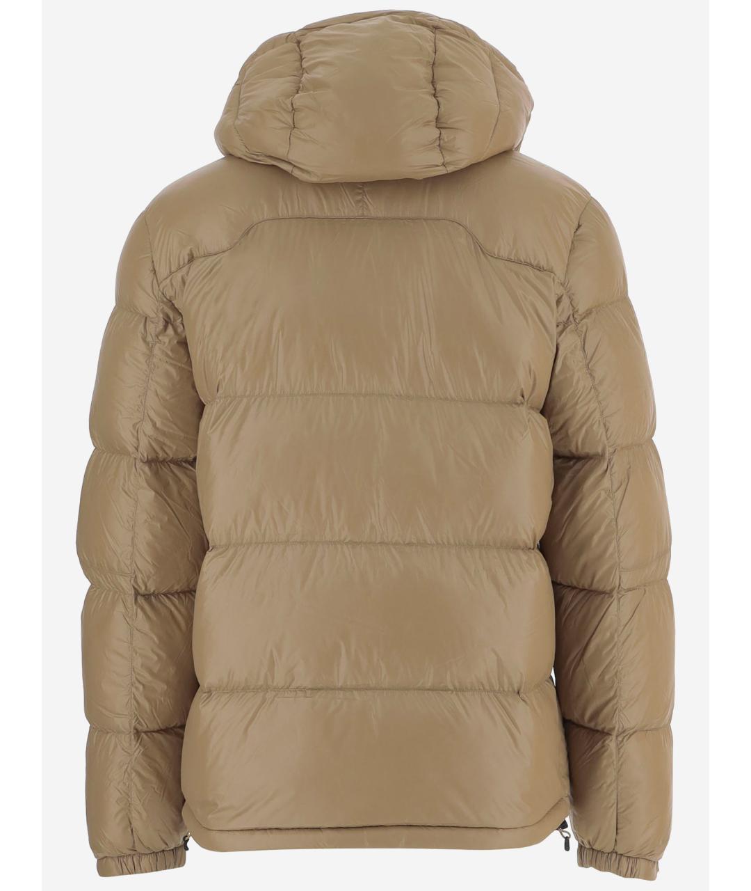 POLO RALPH LAUREN Бежевый нейлоновый пуховик, фото 2