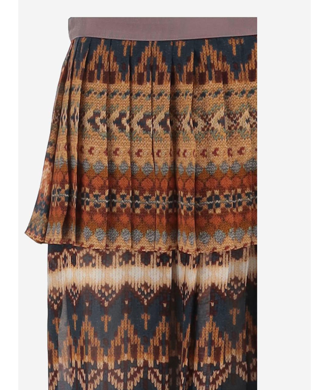 DRIES VAN NOTEN Мульти вискозная юбка миди, фото 3