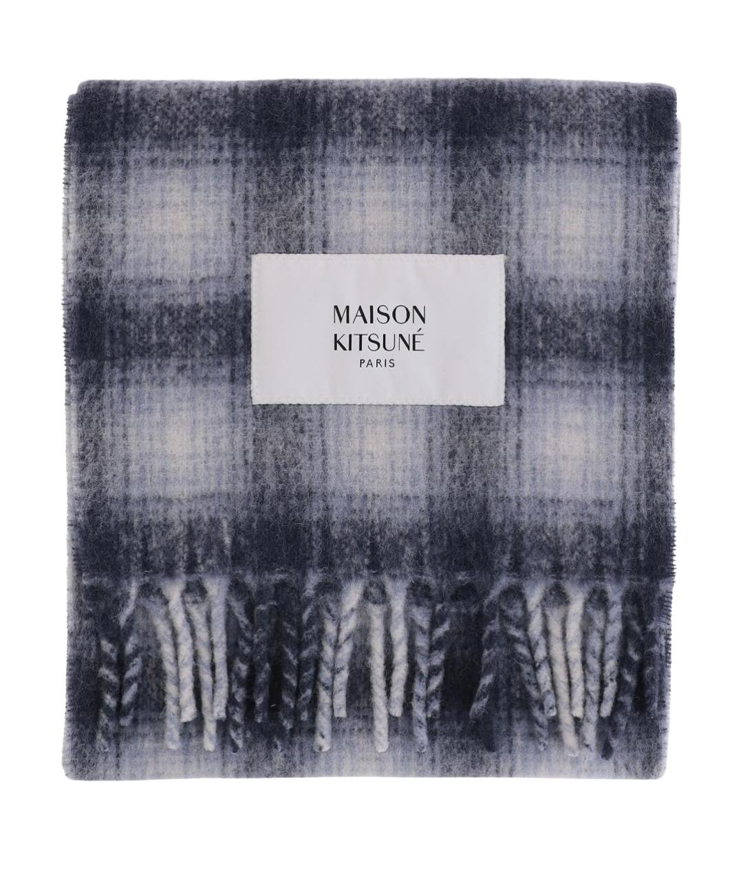 MAISON KITSUNE Мульти шерстяной шарф, фото 1