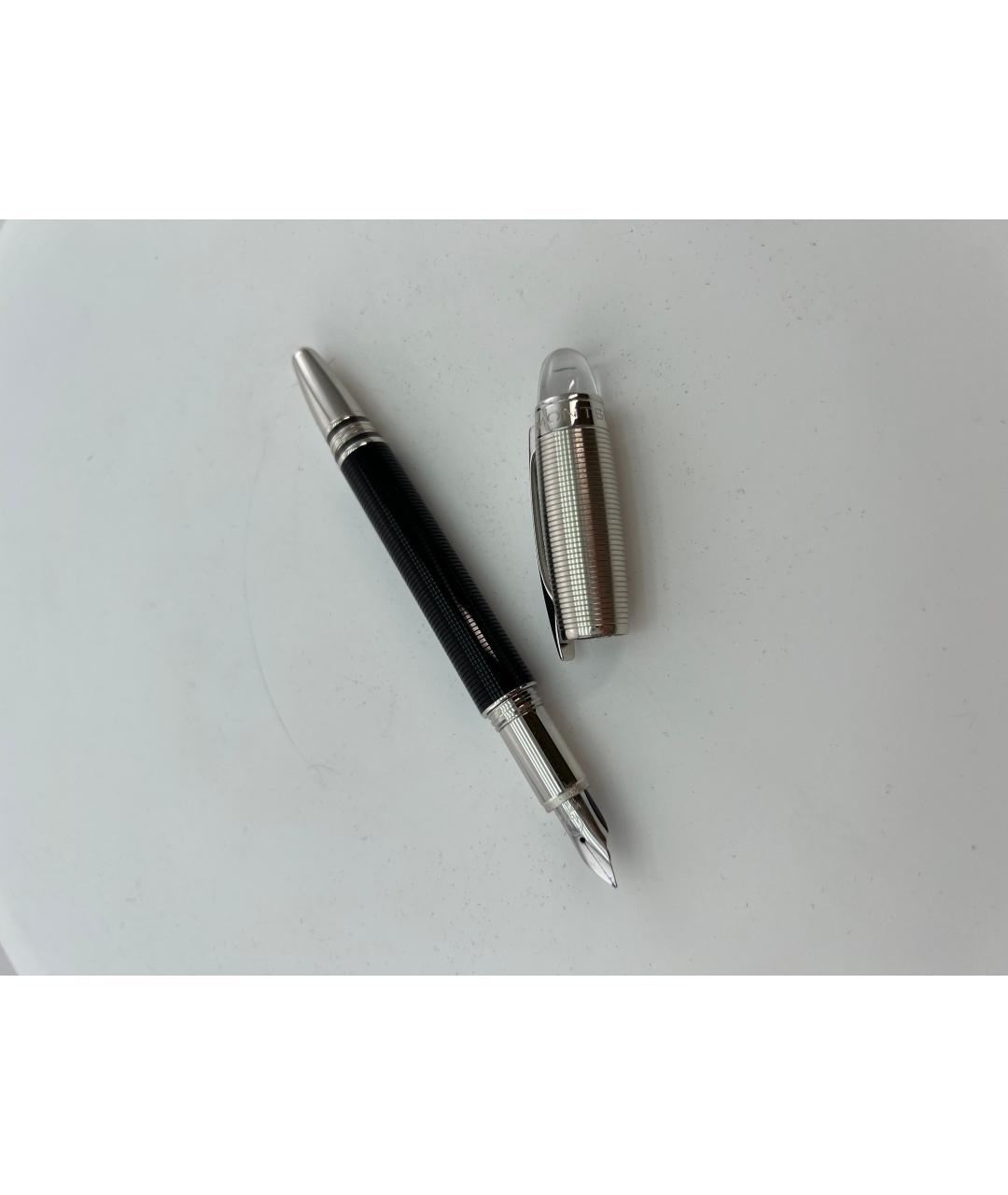 MONTBLANC Черная металлическая перьевая ручка, фото 4