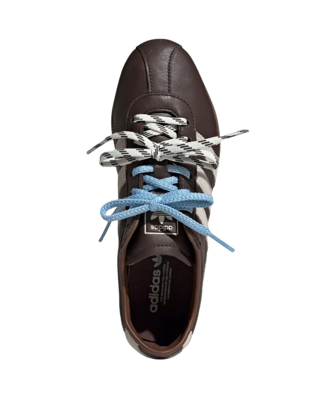 ADIDAS Коричневые кожаные кроссовки, фото 4