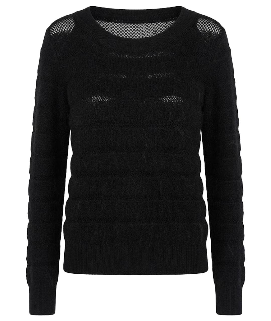 ARMANI EXCHANGE Черный шерстяной джемпер / свитер, фото 1