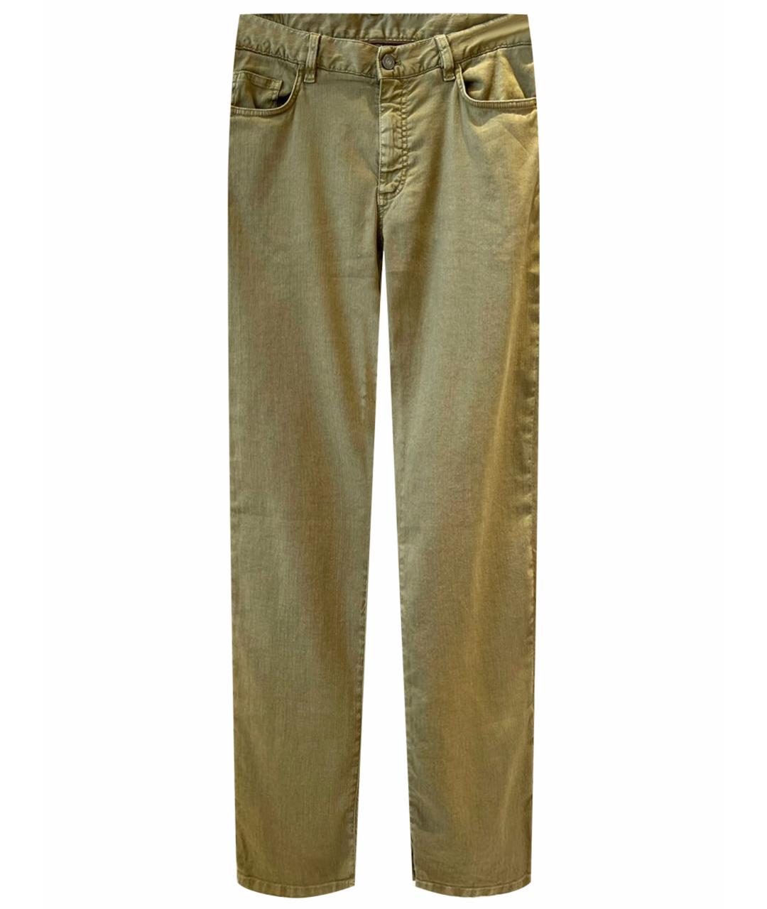 ZEGNA Бежевые джинсы скинни, фото 1