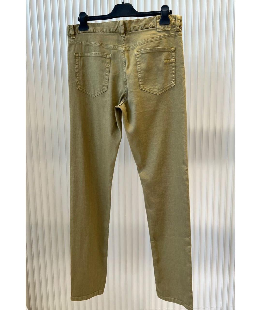 ZEGNA Бежевые джинсы скинни, фото 2