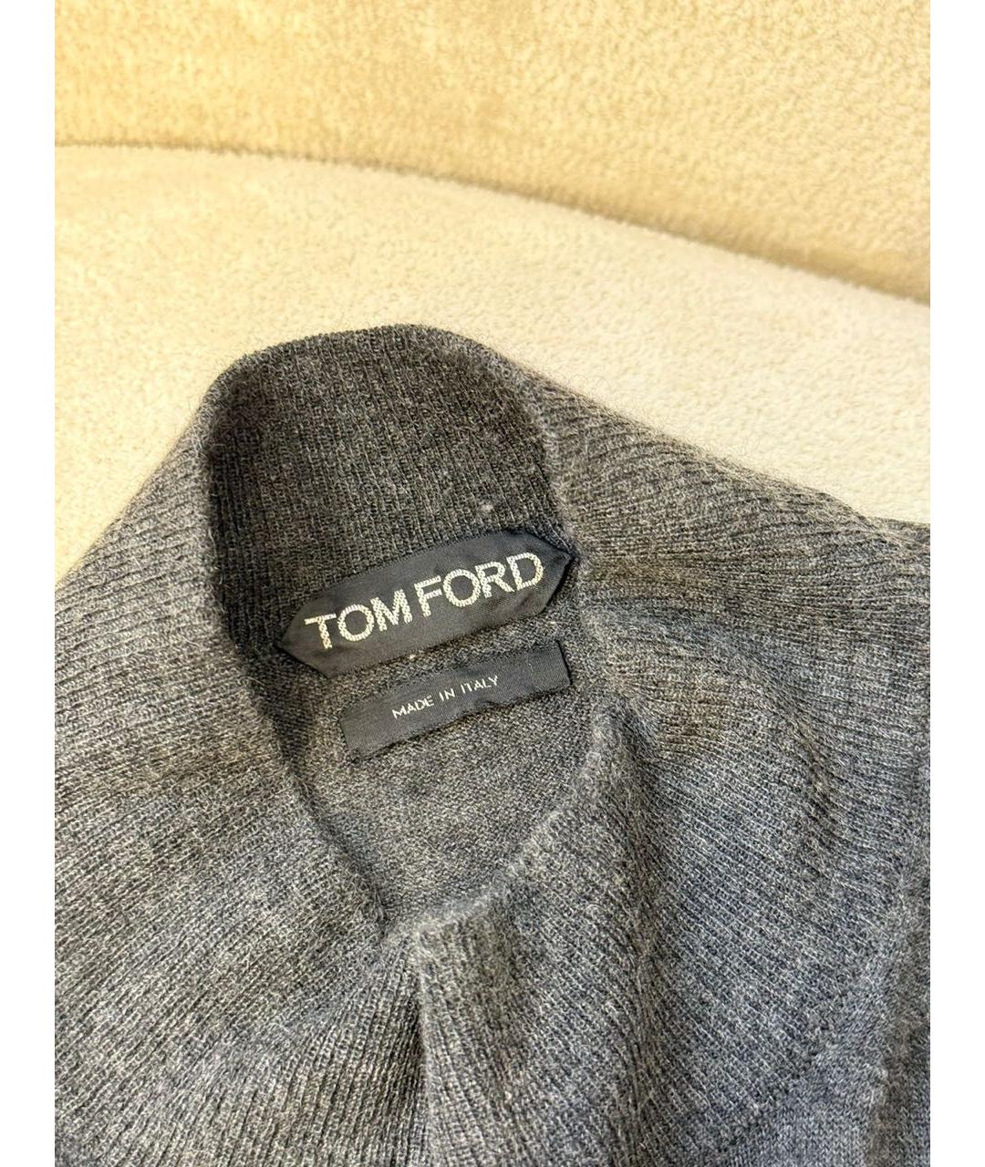 TOM FORD Серый джемпер / свитер, фото 6