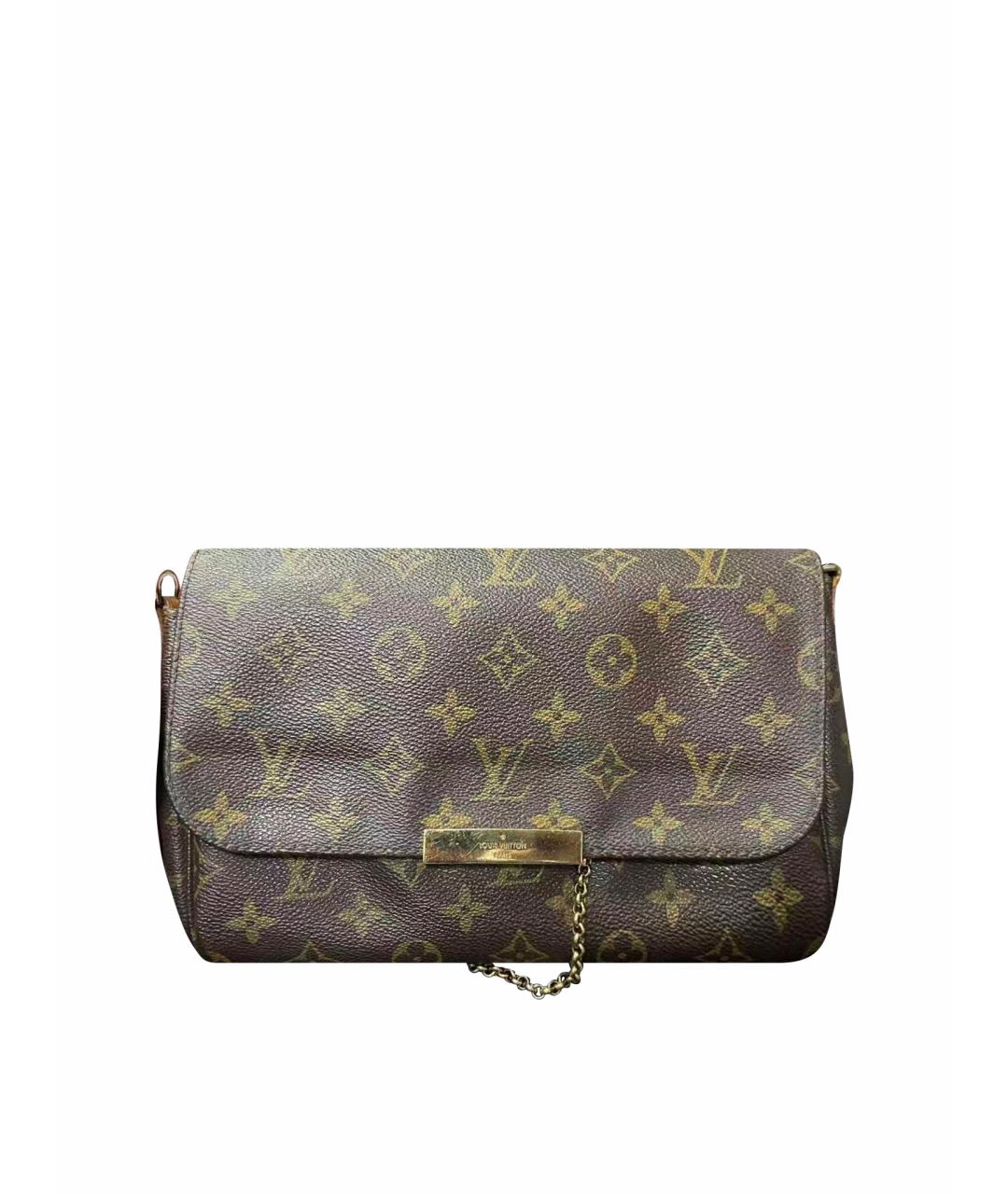 LOUIS VUITTON Коричневая сумка через плечо, фото 1