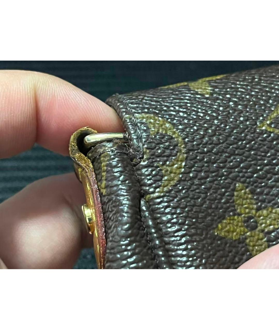 LOUIS VUITTON Коричневая сумка через плечо, фото 5