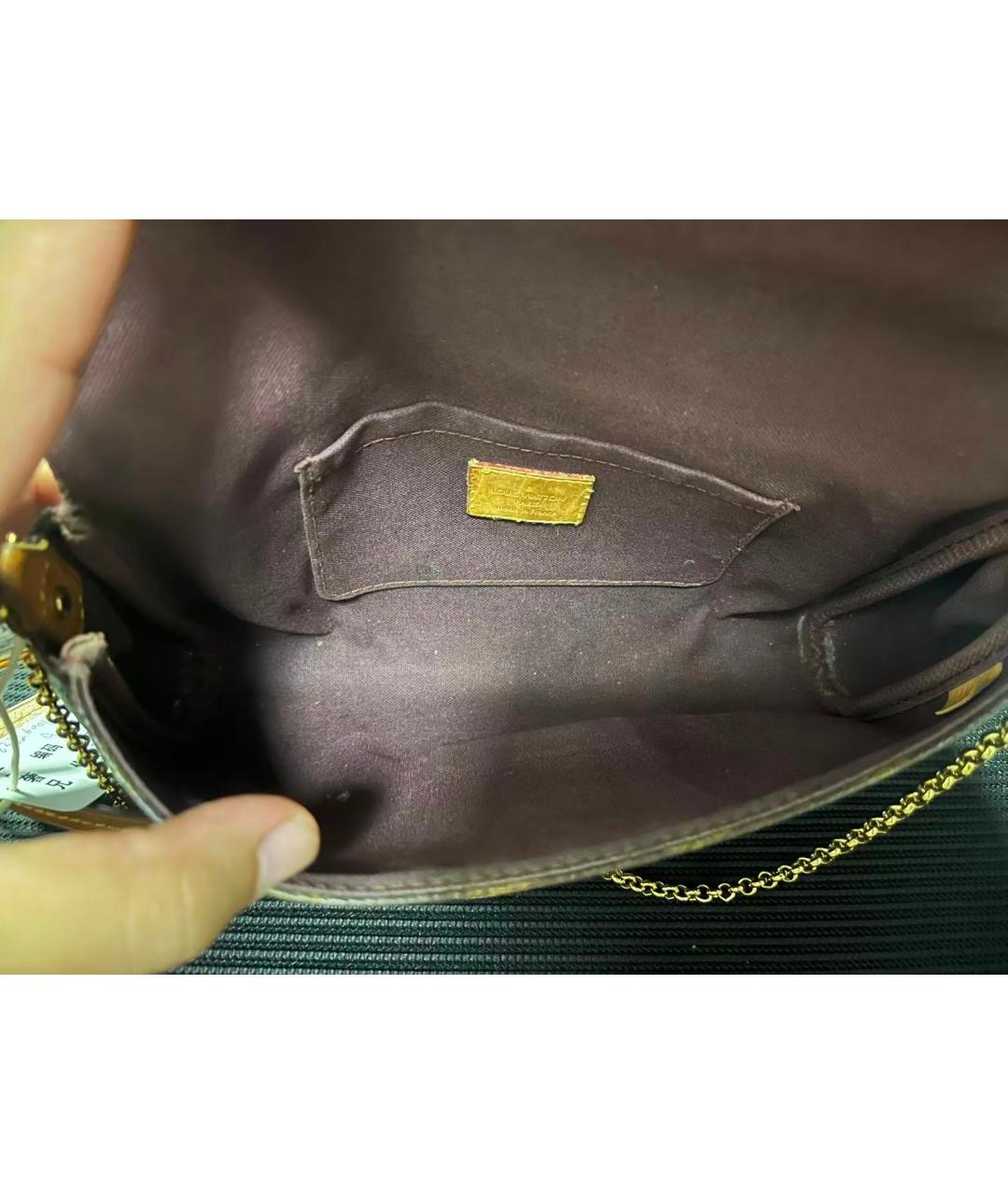 LOUIS VUITTON Коричневая сумка через плечо, фото 4