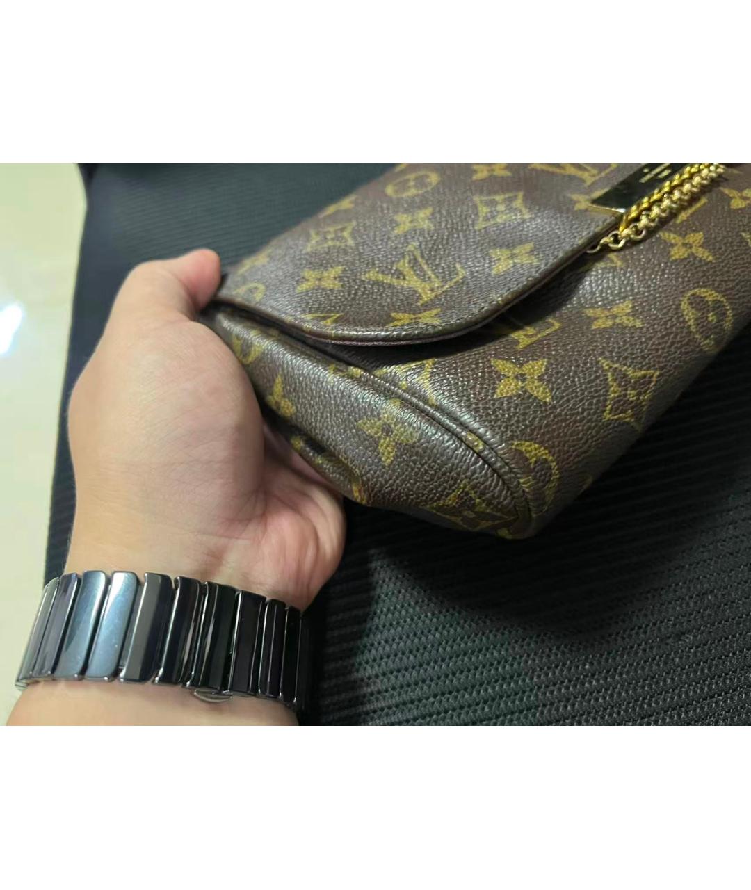 LOUIS VUITTON Коричневая сумка через плечо, фото 2
