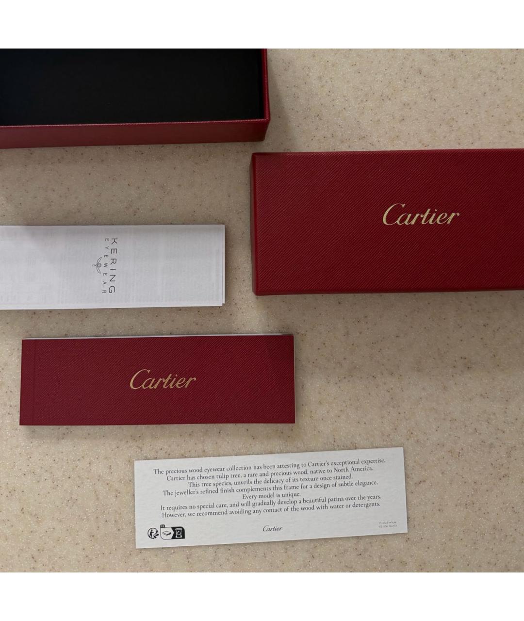 CARTIER Серые металлические солнцезащитные очки, фото 3
